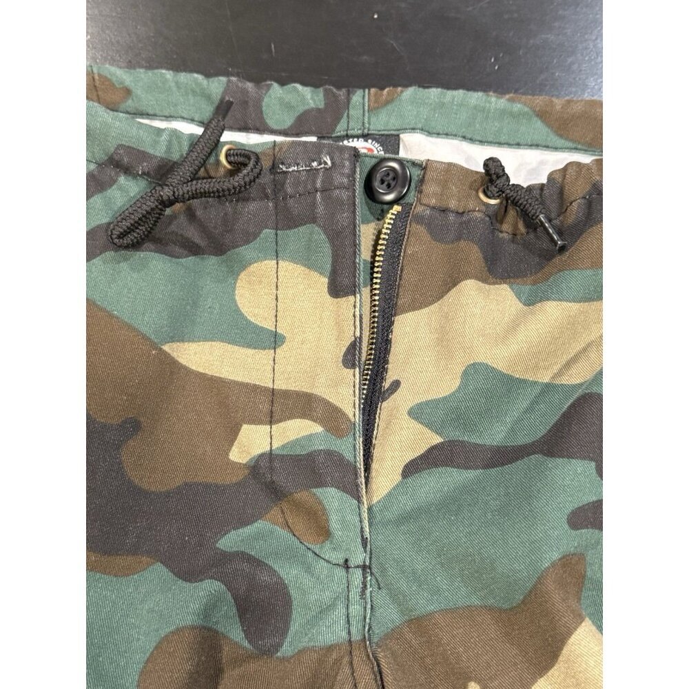 Camo Cargo Pants - Women's Olive Green Utility Trousers - Picture 6 of 11